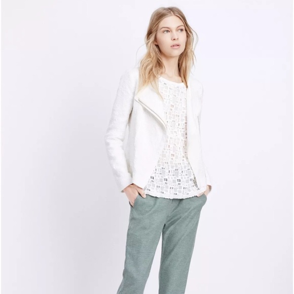 Vince | Stretch Frise Asymmetrical Jacket in XS - Picture 1 of 6